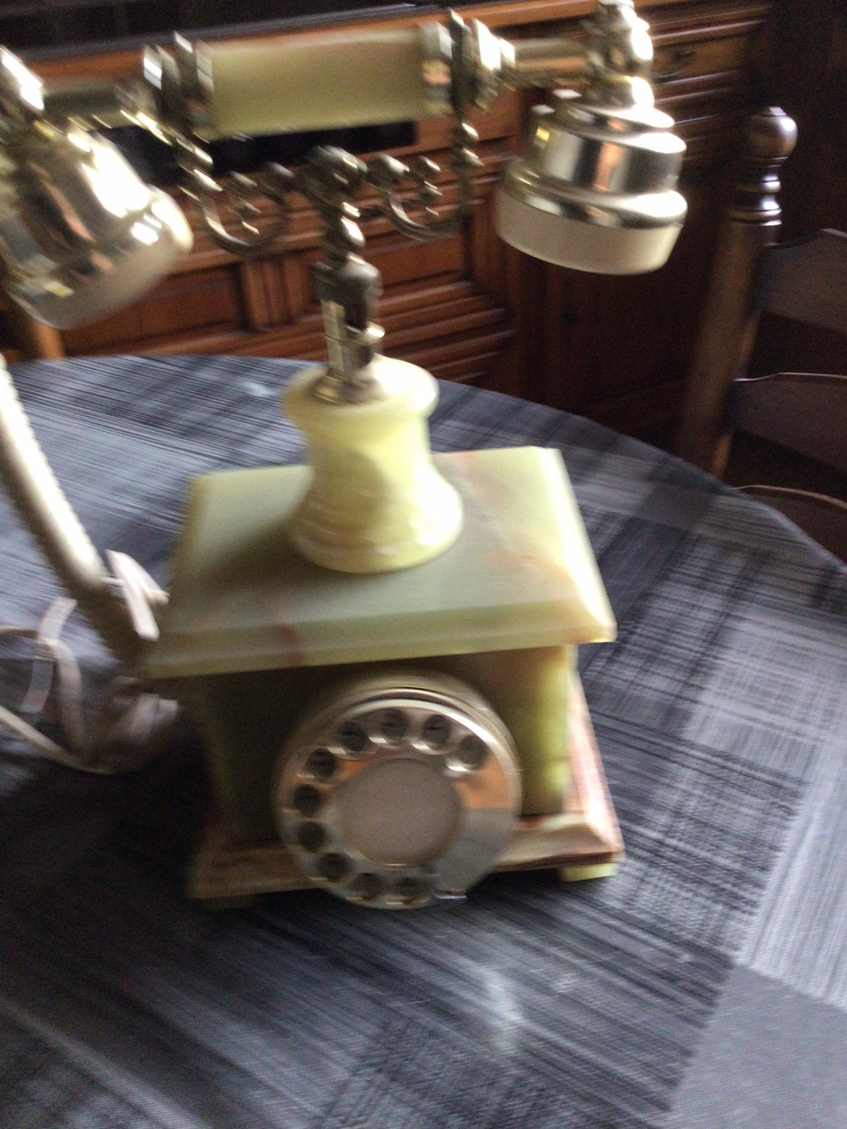 Telefoon in Onyxs marmer, Antiek en Kunst, Ophalen