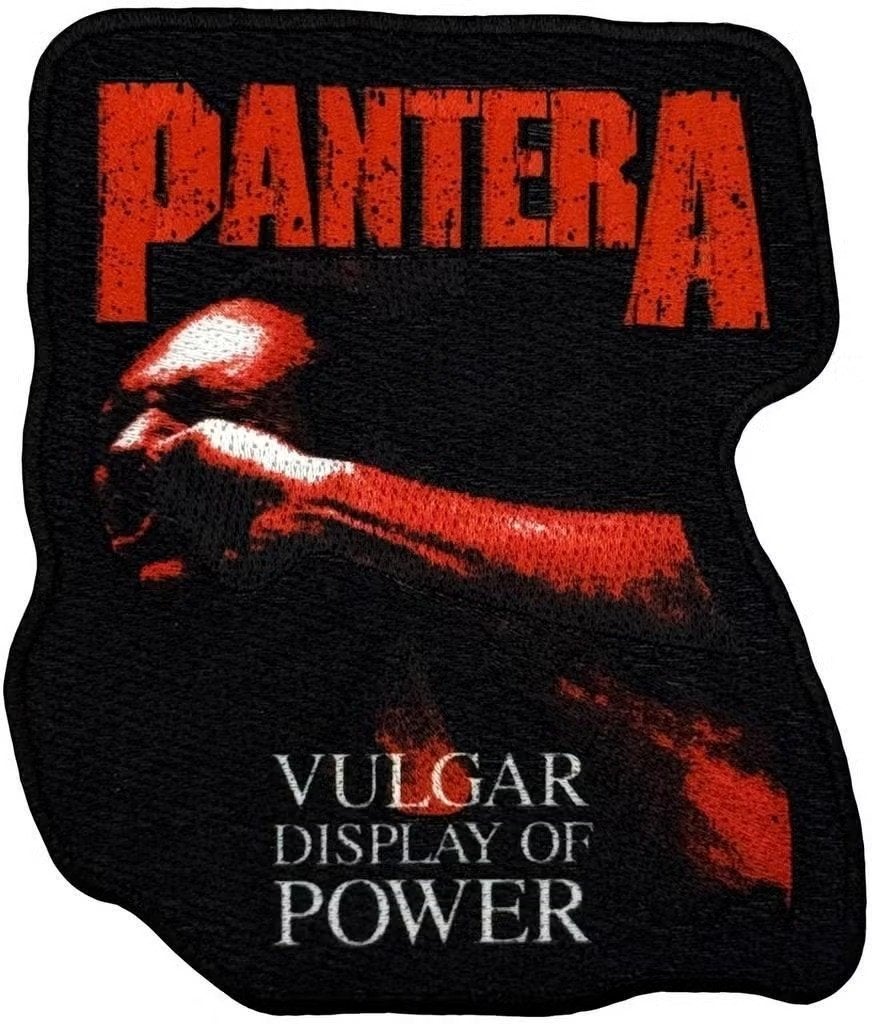 Pantera - Red Vulgar - Opstrijk Patch officiële merchandise, Ophalen of Verzenden, Nieuw