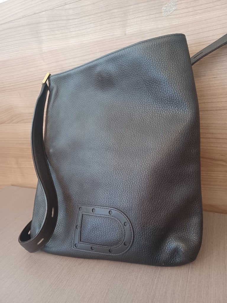 draagtas Delvaux, Overige merken, Gebruikt, Bruin, Ophalen of Verzenden