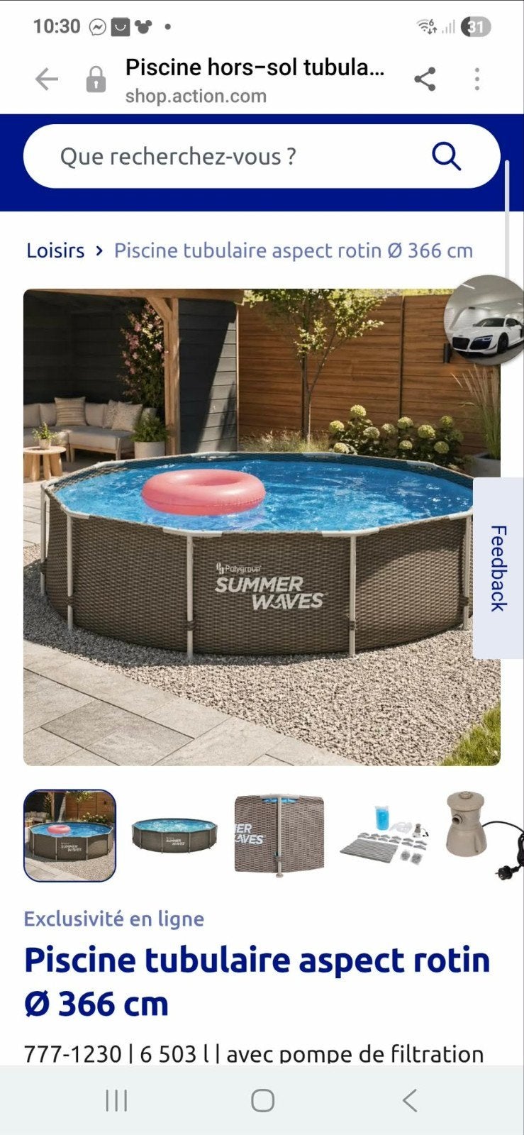 Golfslagbad in de zomer DOE EEN AANBIEDING, Tuin en Terras, Zwembaden, Ophalen