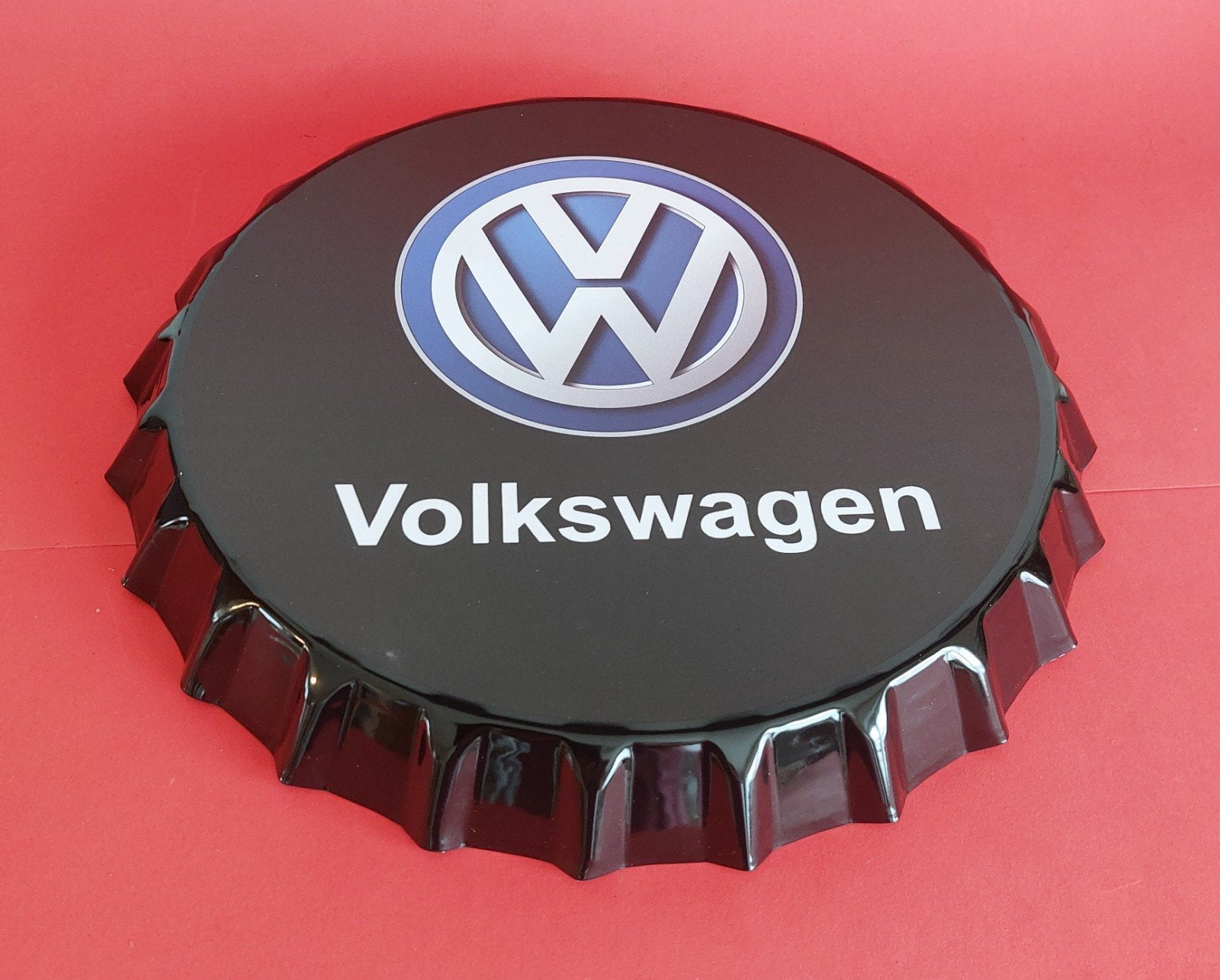 Volkswagen metalen wanddecoratie, Ophalen of Verzenden, Nieuw, Reclamebord