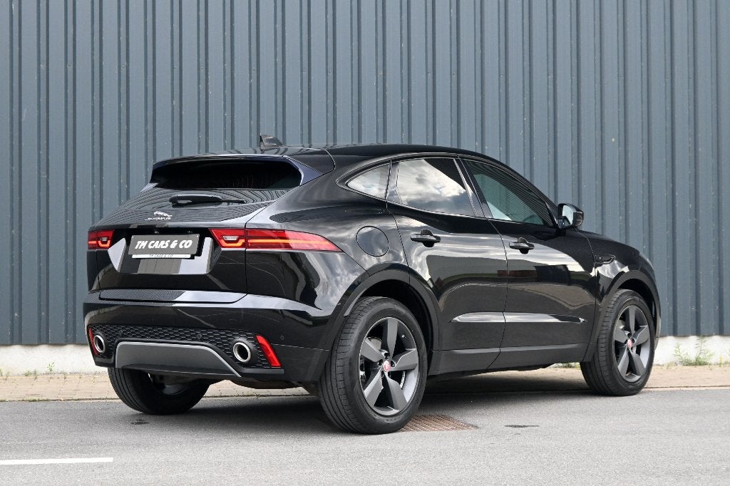Jaguar E-pace 2.0d Automaat, 360 Cam, Leder, LED, zet verw, Autos, Jaguar, Cuir, Entreprise, Phares entièrement LED, Noir