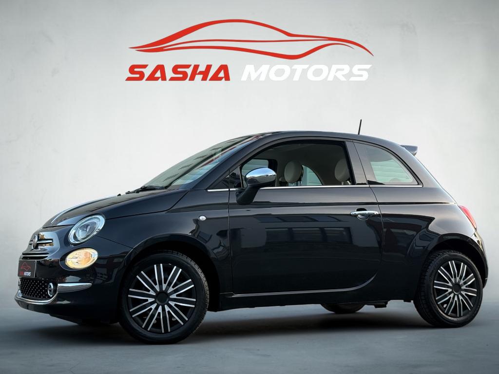 Fiat 500 1.2 Benzine | Pano-Dak | Top Staat | 12MGarantie, Voorwielaandrijving, Stof, Zwart, Bedrijf