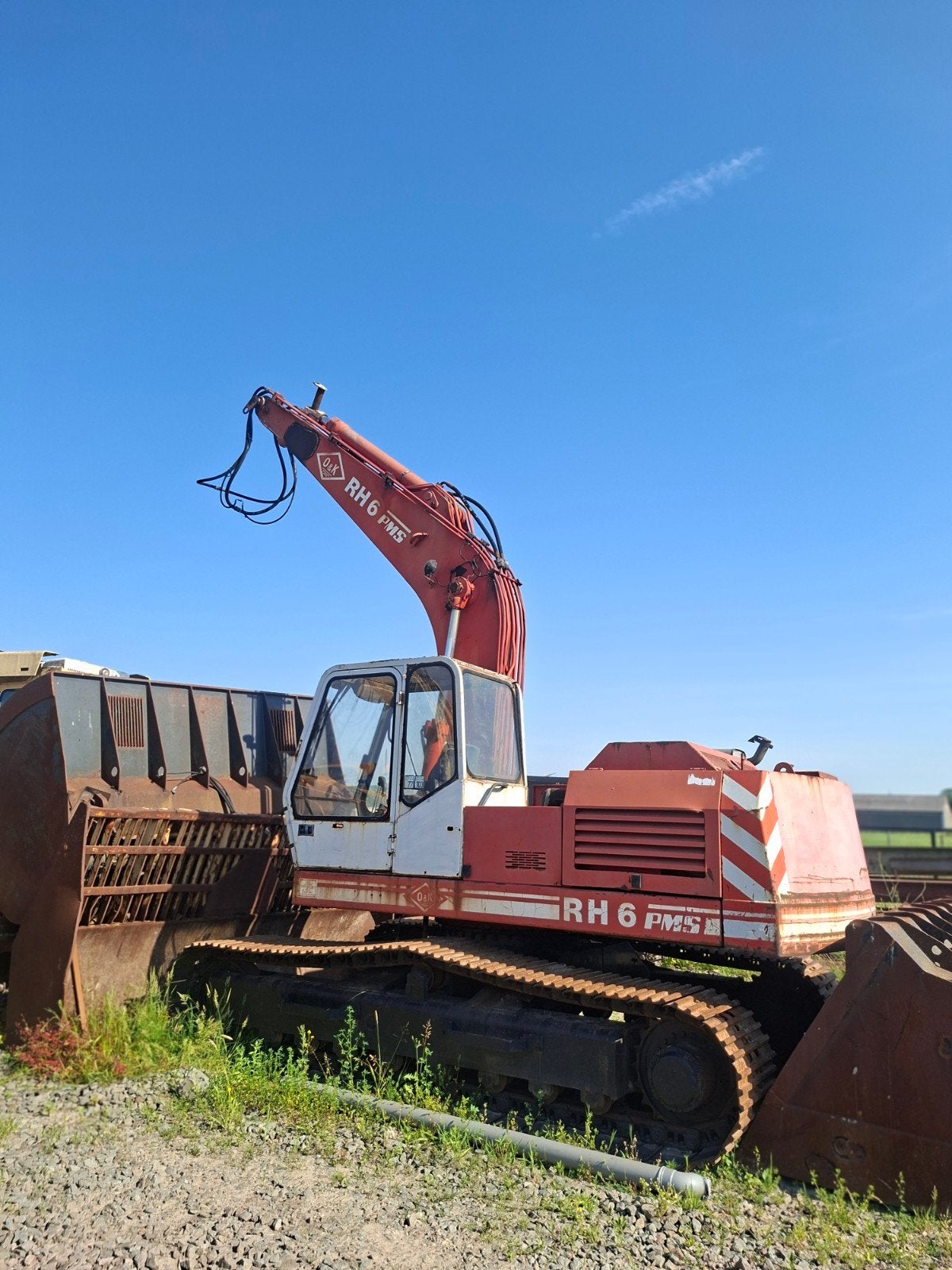 Graafmachine O&K rh6 pms, Ophalen, Graafmachine