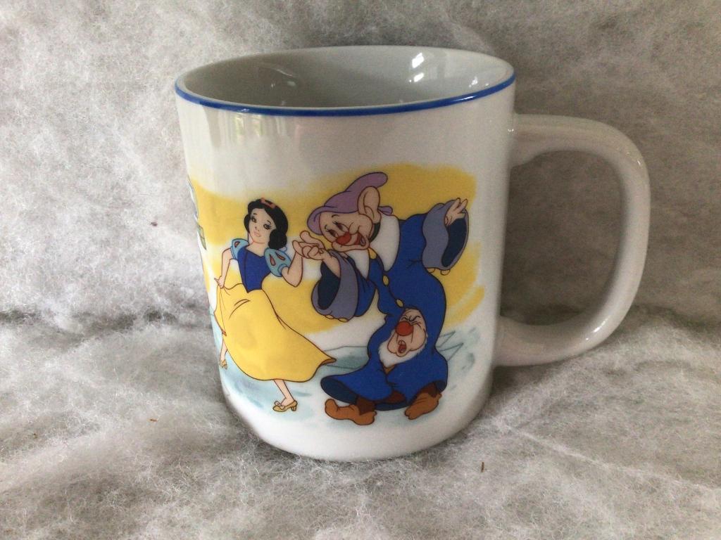Vintage mok. Sneeuwwitje. Walt Disney Company. Japan, Ophalen of Verzenden