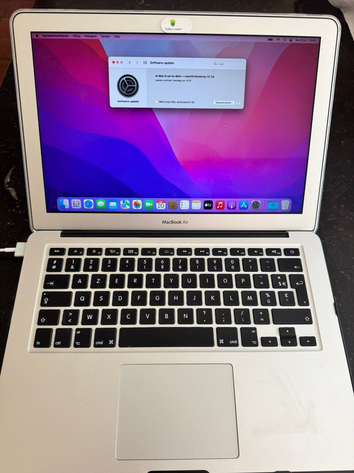 MacBook Air 13 pouces, Utilisé, 128 GB ou moins, 8 GB, 13 pouces