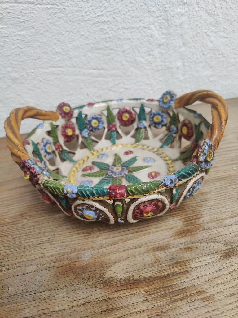 Ancien plat porcelaine, Enlèvement ou Envoi