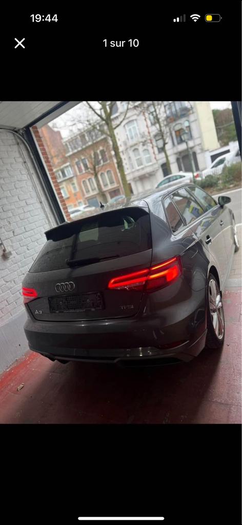 Audi A3 08/2018 automatique full option, Autos, Cuir et Alcantara, Achat, Euro 6, Carnet d'entretien