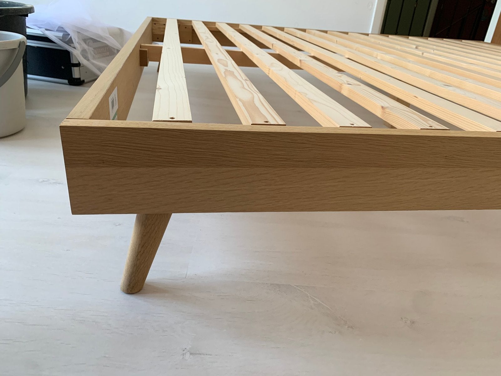 Stijlvol Maisons du Monde Bedframe (180x200 cm), Ophalen, Tweepersoons, Zo goed als nieuw, 180 cm