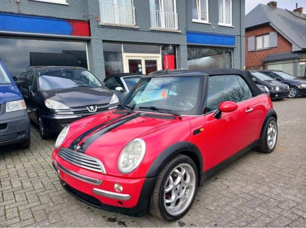 Mini Cooper — 1.6 essence automatique Bj 2008 150000km, Zwart, 4 cilinders, Cabriolet, 1600 cc