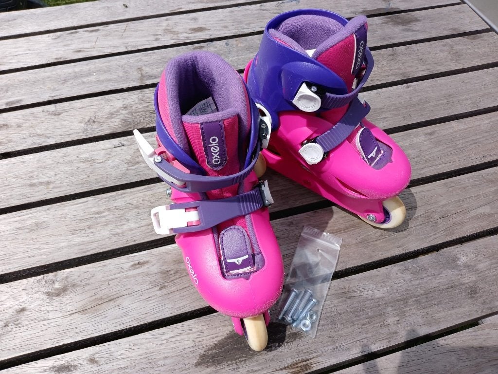 rollerskates, Sport en Fitness, Skeelers, Gebruikt, Kinderen, Inline skates 4 wielen, Ophalen