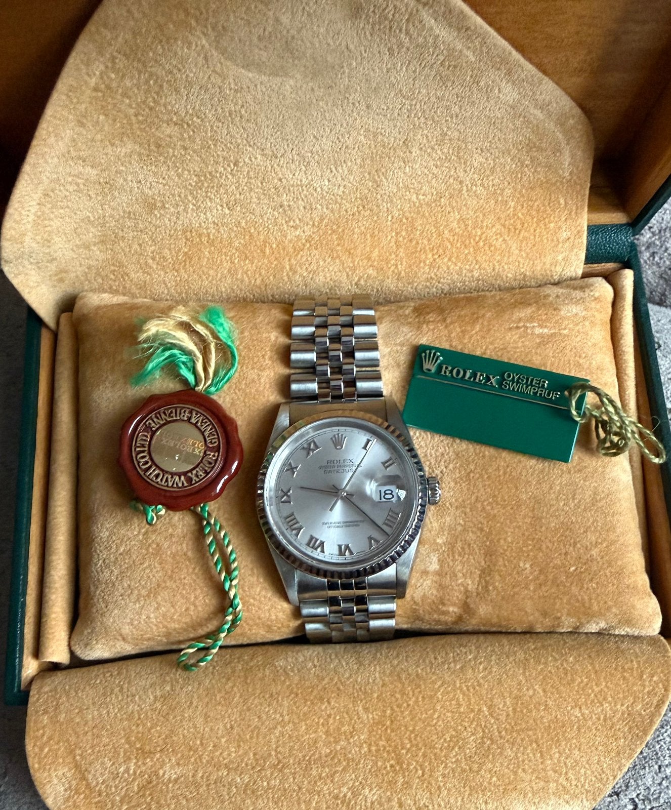 Rolex datejust 16234, Montre-bracelet, Rolex, Acier, Enlèvement