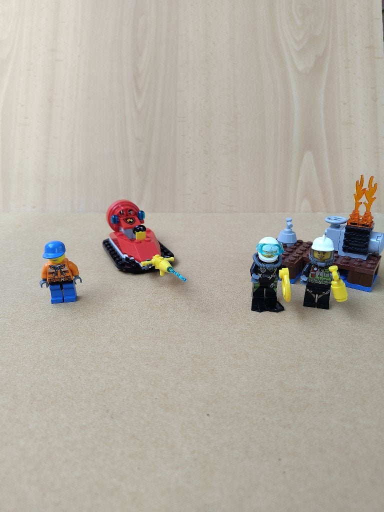 Brandweer startersset - Lego City (60106), Kinderen en Baby's, Ophalen, City, Lego, Zo goed als nieuw