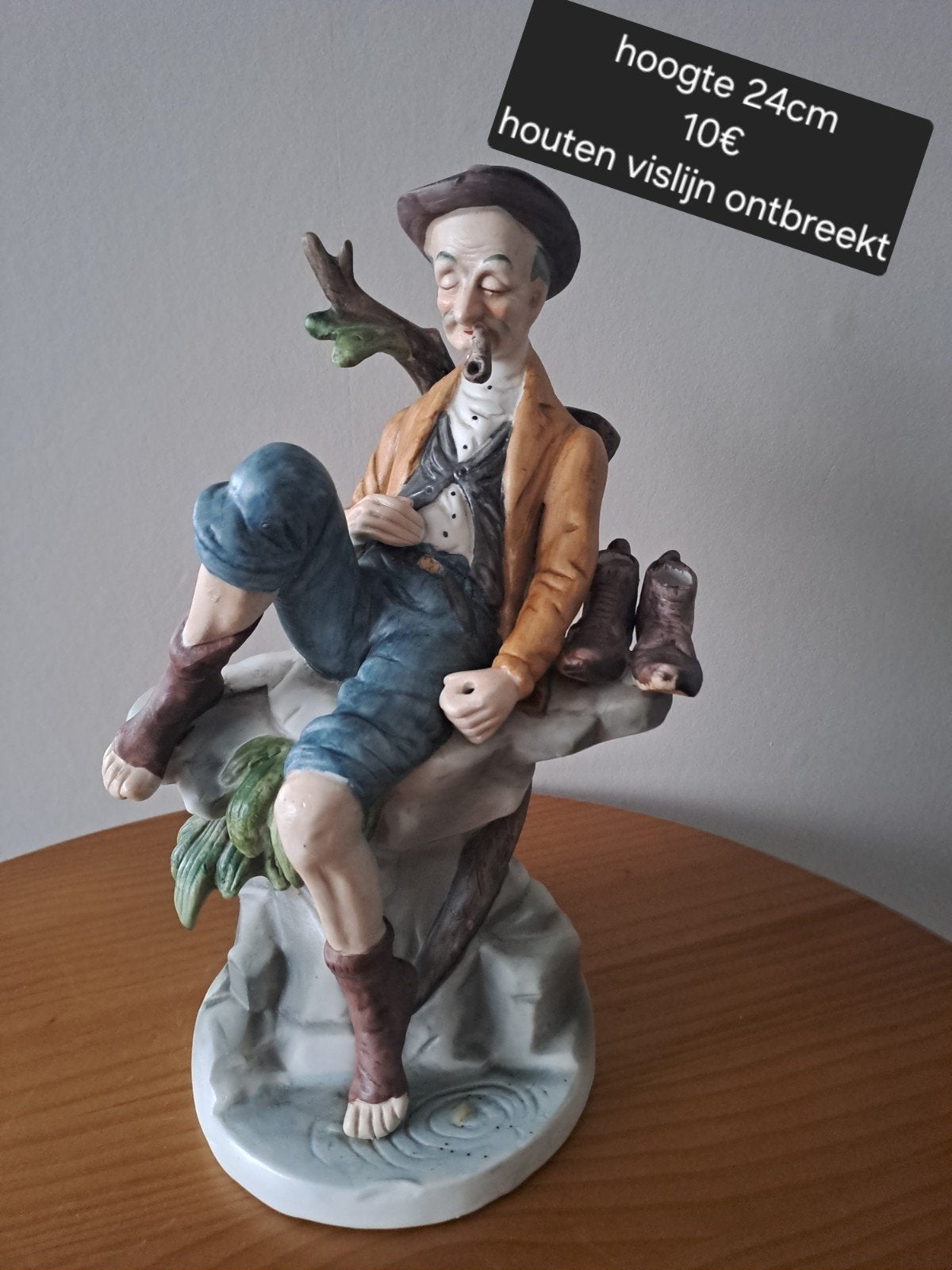 visser bisquit beeld, Ophalen of Verzenden