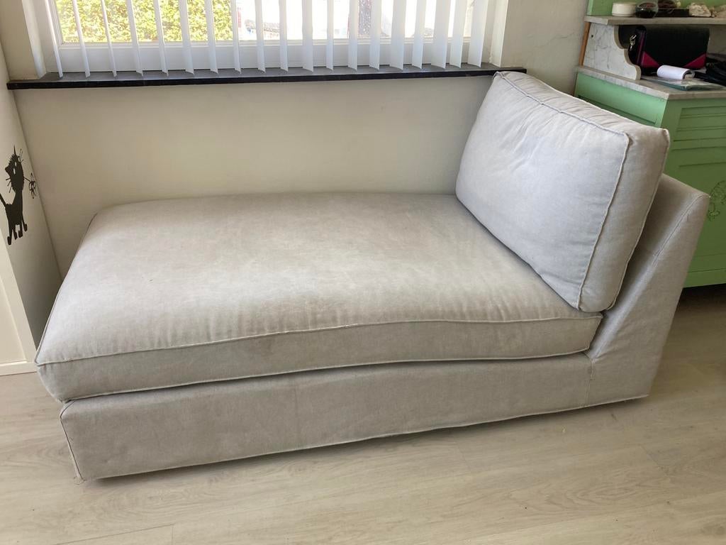 Chaise longue Ikea Kivik grijs in zeer goede staat, Ophalen, Stof
