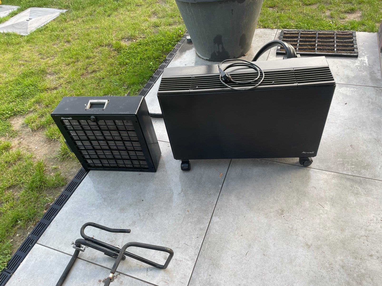 Mobiele airco met buitenunit, Elektronische apparatuur, Airco's, Ophalen, Verwarmen, Mobiele airco