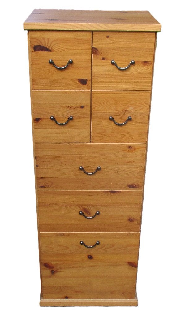 Commode en pin en bon état, 25 à 50 cm, 5 tiroirs ou plus, Comme neuf, Enlèvement