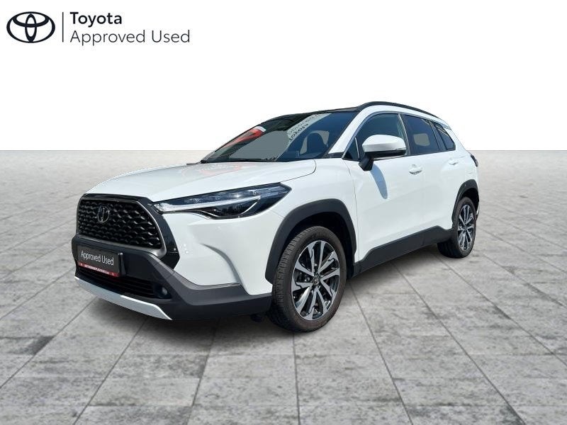 Toyota Corolla Cross 2.0 STYLE + COMFORT PACK, Auto's, Automaat, 145 kW, Parkeersensor, Wit