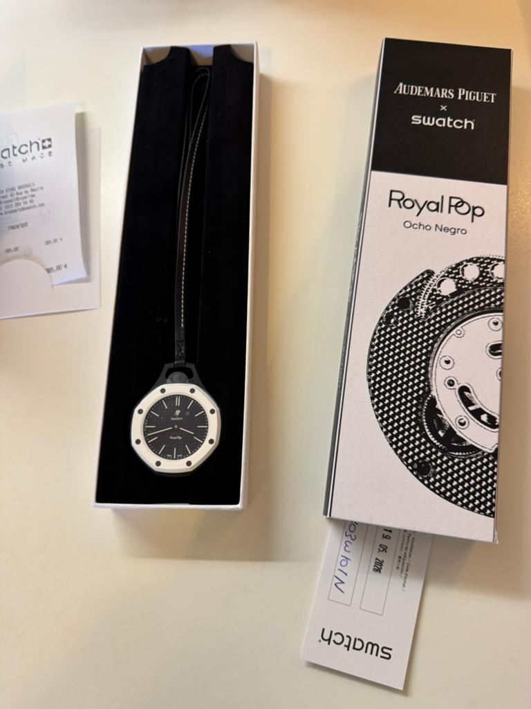 Swatch x ap Audemars Piguet, Handtassen en Accessoires, Horloges | Heren, Ophalen, Nieuw, Swatch