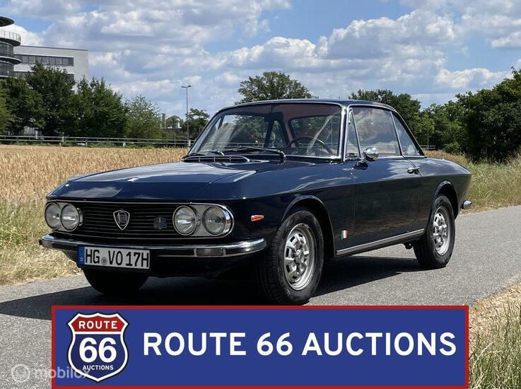 Lancia Fulvia 1.3s Coupe | 1972 | Route 66 Auctions, Auto's, Oldtimers, Zwart, Bedrijf, Handgeschakeld, Overige carrosserie