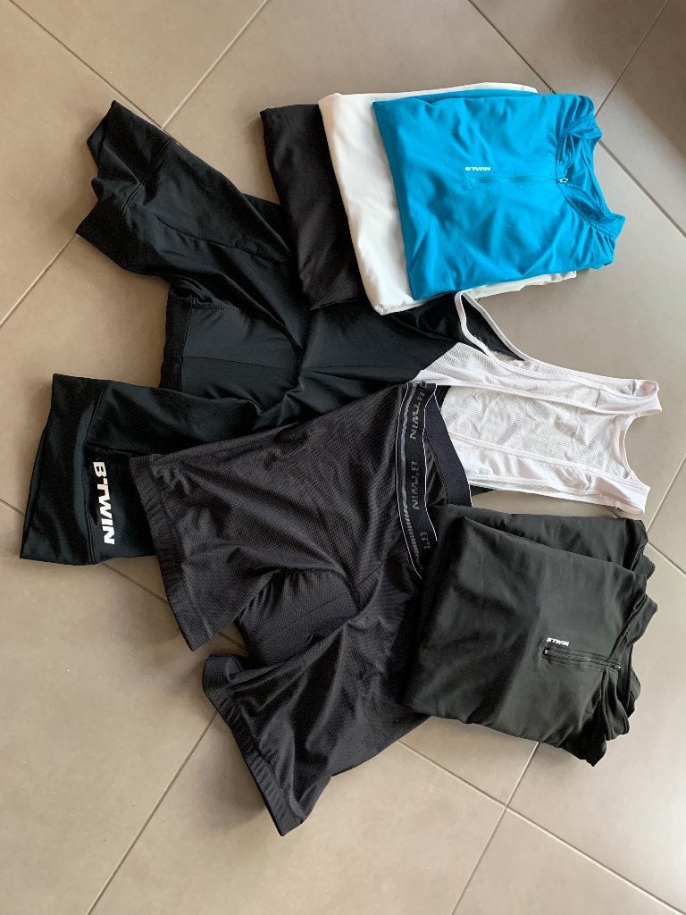 Fietskledij B-Twin (pakket) heren, Ophalen, Gebruikt, Heren, Decathlon