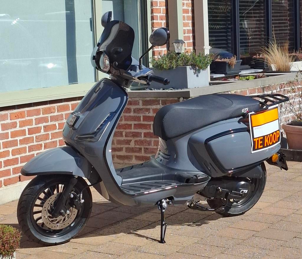Scooter GTS Palermo grijs (nieuw), Fietsen en Brommers, Ophalen, Nieuw, Klasse A (25 km/u), GTS