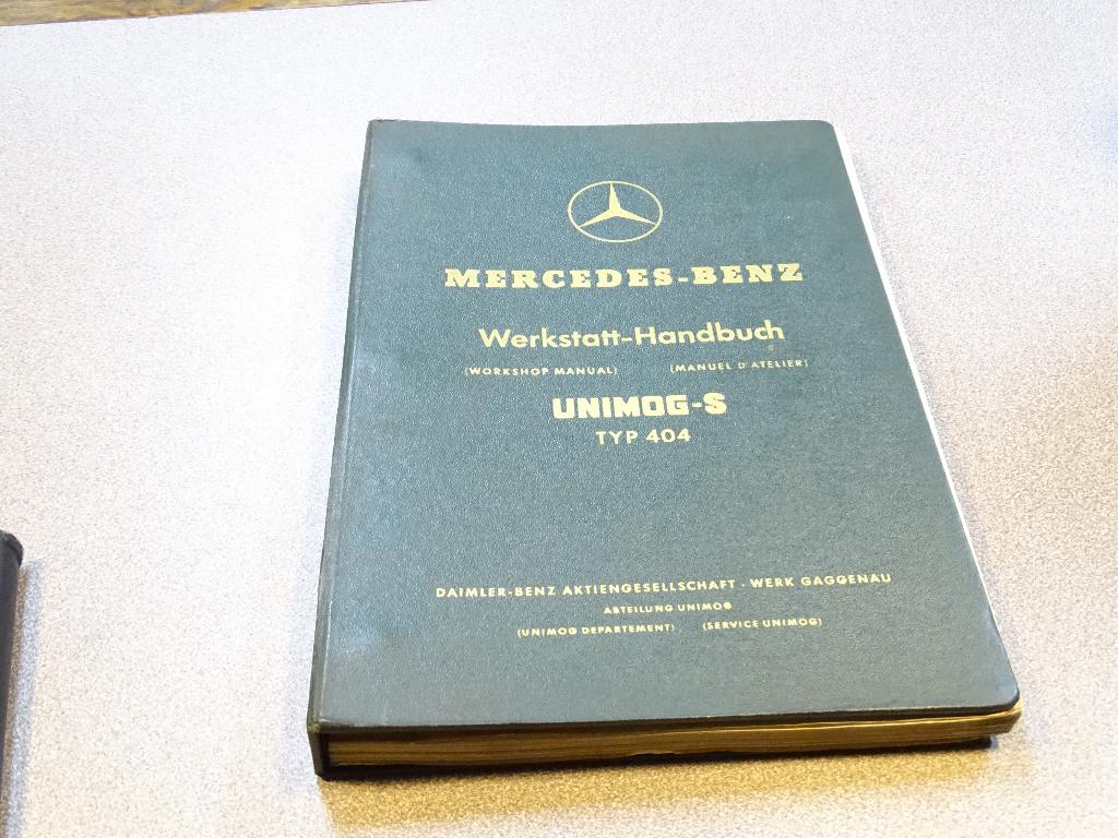 Werkplaatsboek Franstalig Unimog S Type 404, Enlèvement ou Envoi