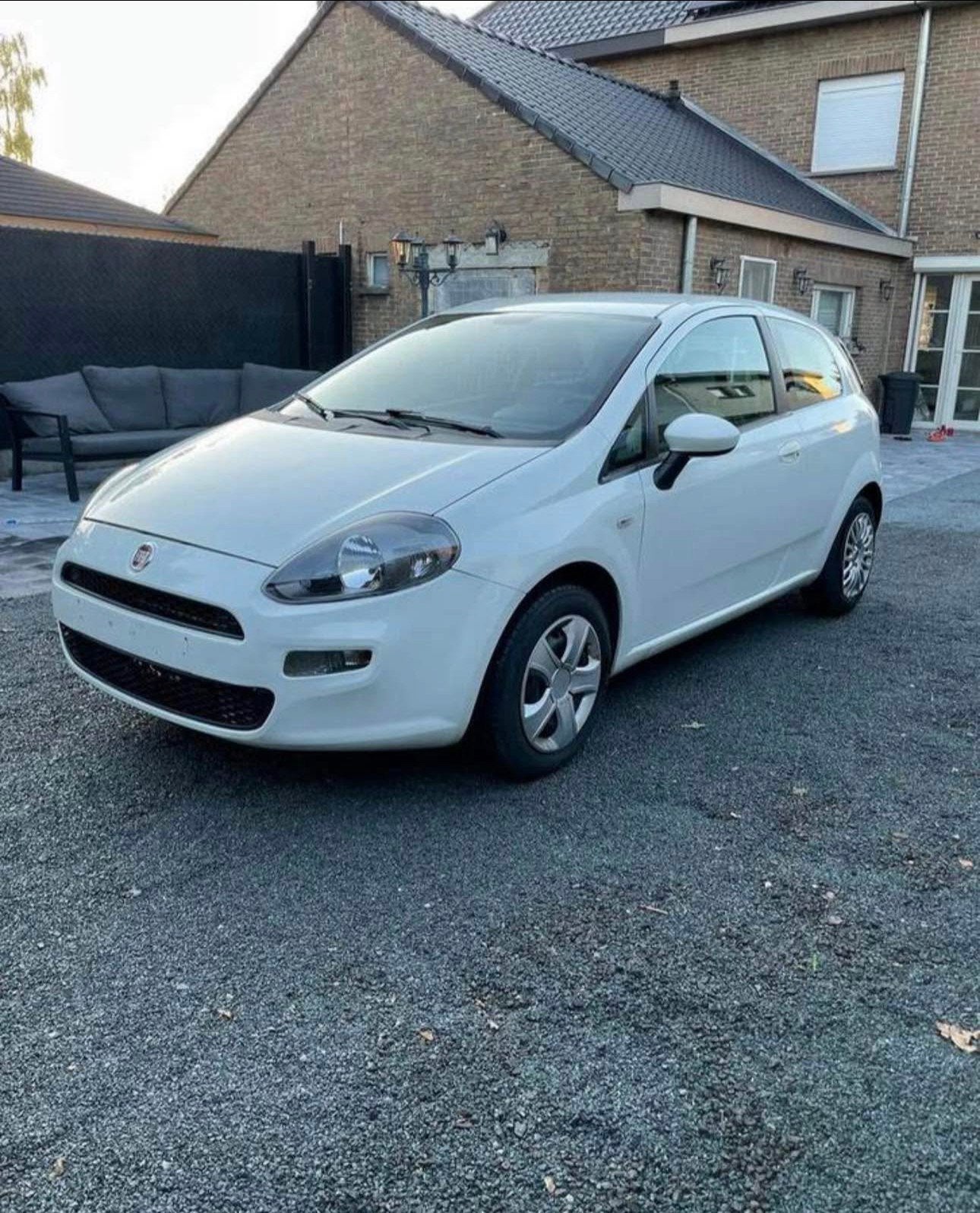 Fiat Punto 1.2 2012 benzine, Auto's, Wit, Bedrijf, Handgeschakeld, Punto
