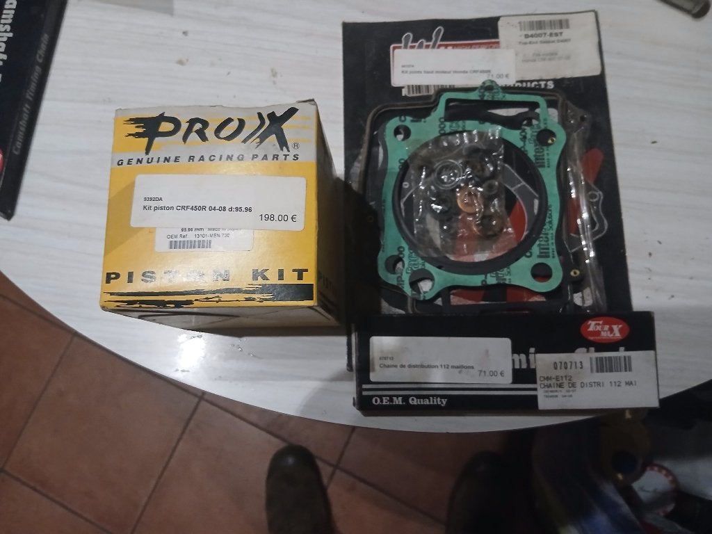 HONDA CRF 450 -Kit  haut moteur CRF450 R 08, Motoren, 450 cc, Nieuw, Particulier, Enduro