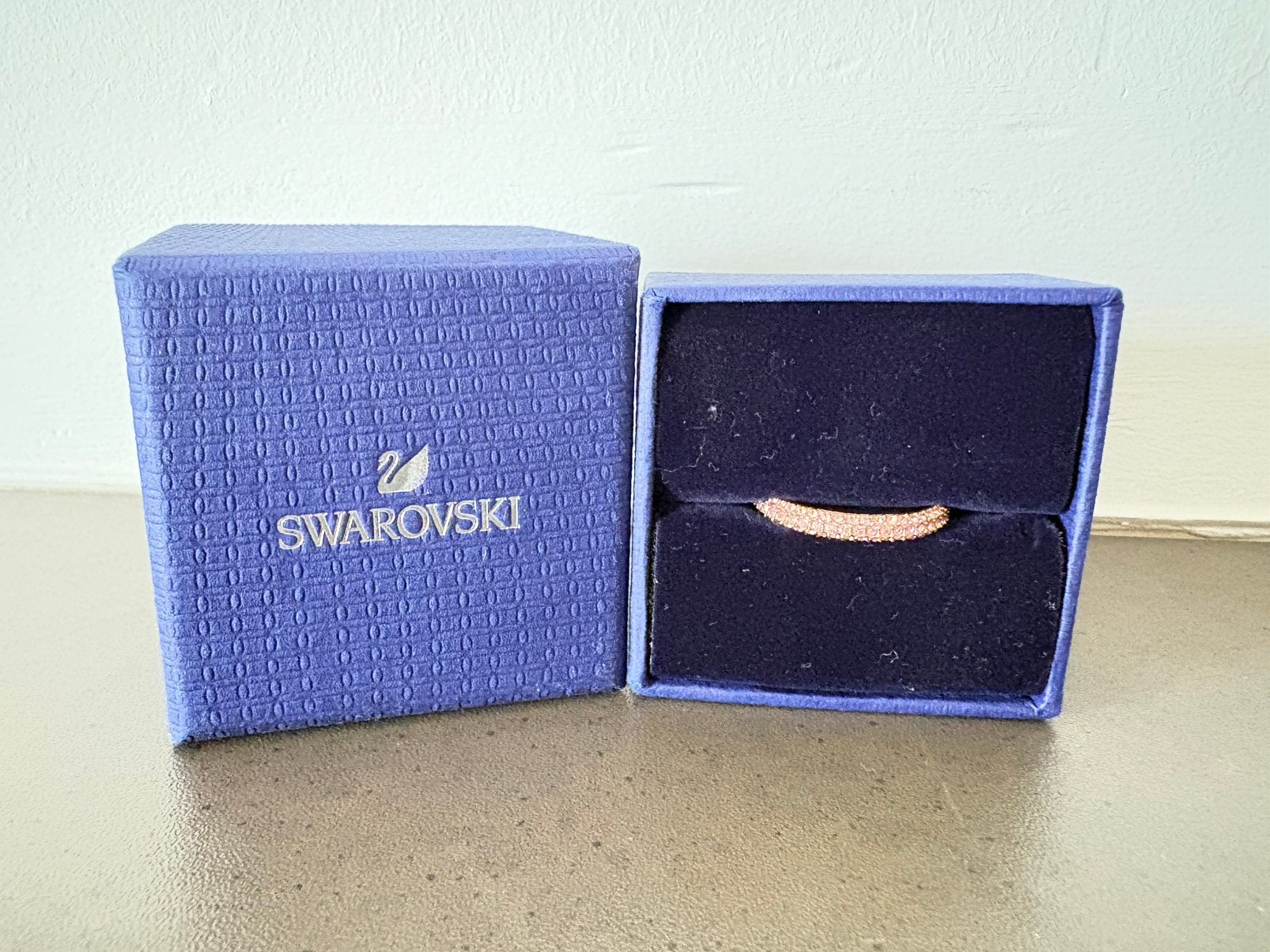 Swarovski ring, Ophalen of Verzenden, Zo goed als nieuw