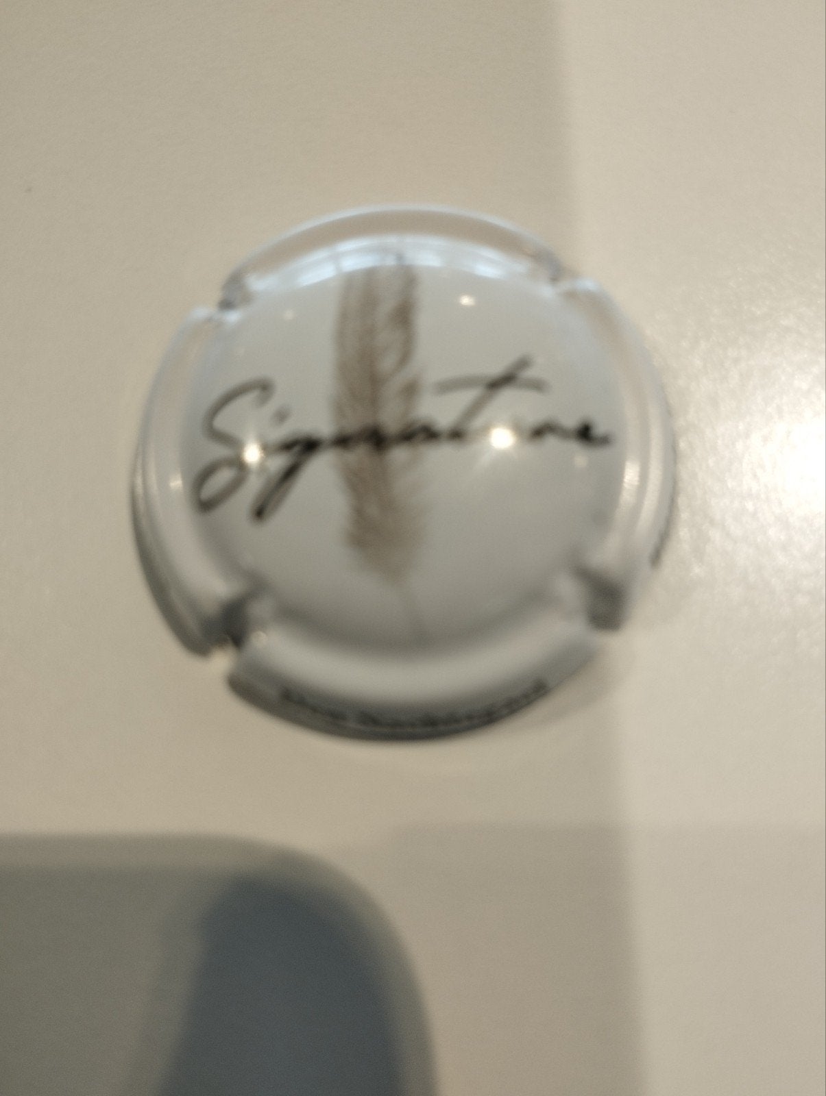 Een champagne capsule over restaurant nachtegaal in zonnebek, Ophalen