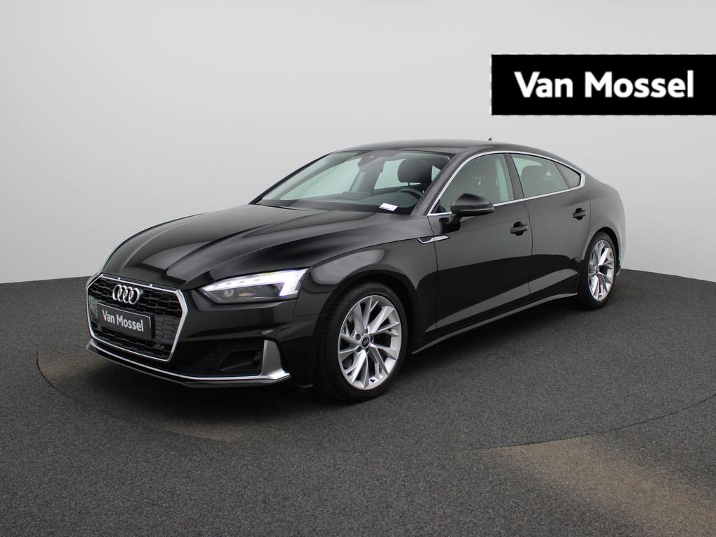 Audi A5 Sportback 30 TDI S tronic Bus Ed Advanced NAVI | CAM, Auto's, Stof, Gebruikt, Zwart, 4 cilinders