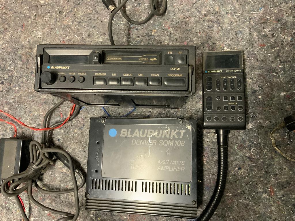 Vintage Blaupunkt autoradio SQM 108 Sylt / Denver + CCP08, Ophalen of Verzenden, Gebruikt
