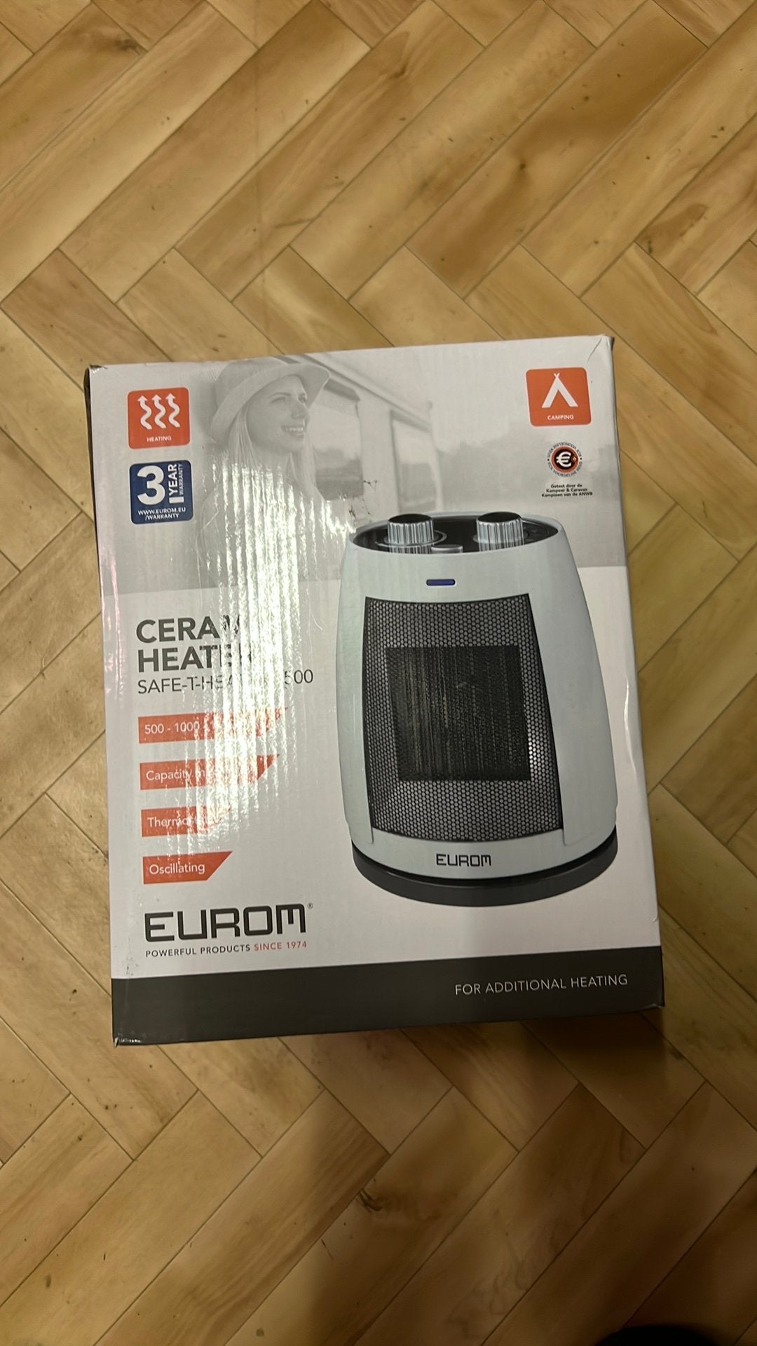 Ceramic Heater camping kachel, Ophalen, Zo goed als nieuw