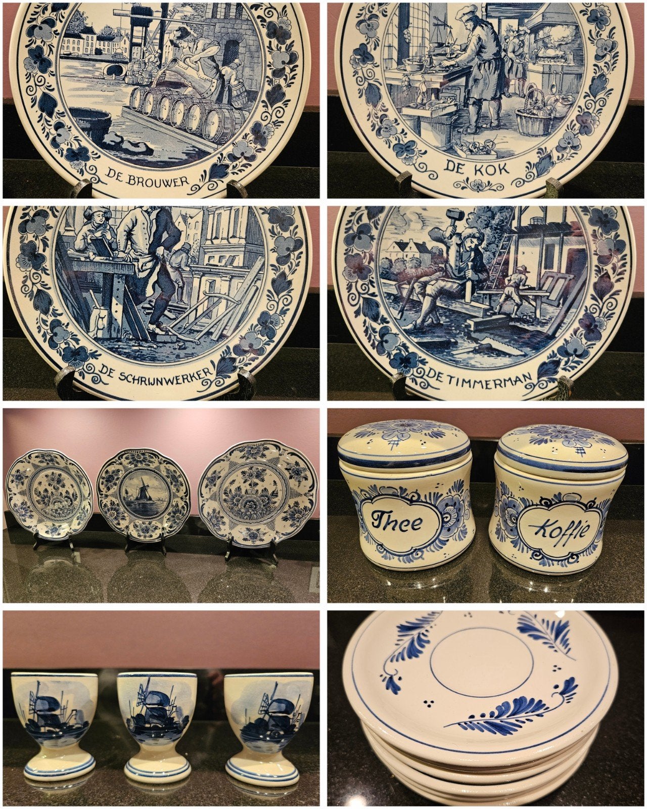 Lot Delfts Blauw, Antiek en Kunst, Ophalen