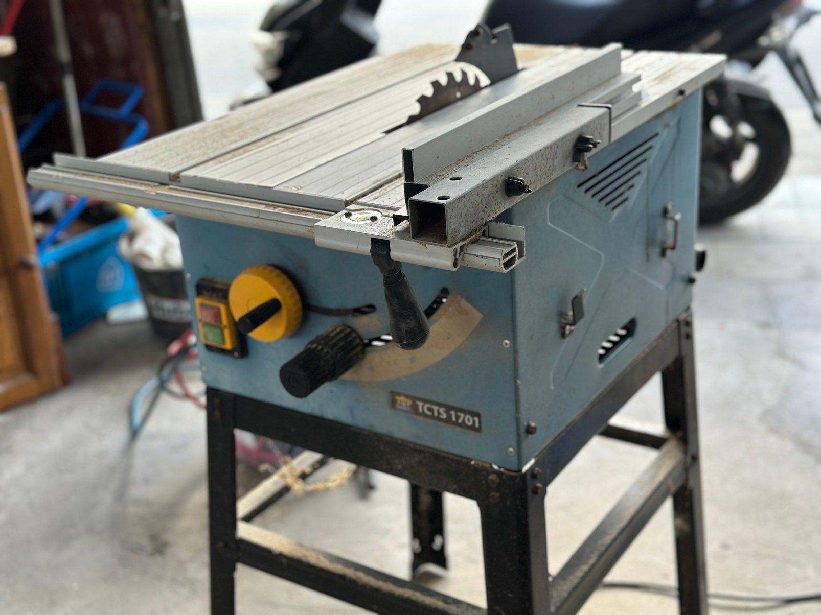 Mooie zaagtafel topCraft TCT 1701, Ophalen, Gebruikt, Cirkelzaag, 70 mm of meer