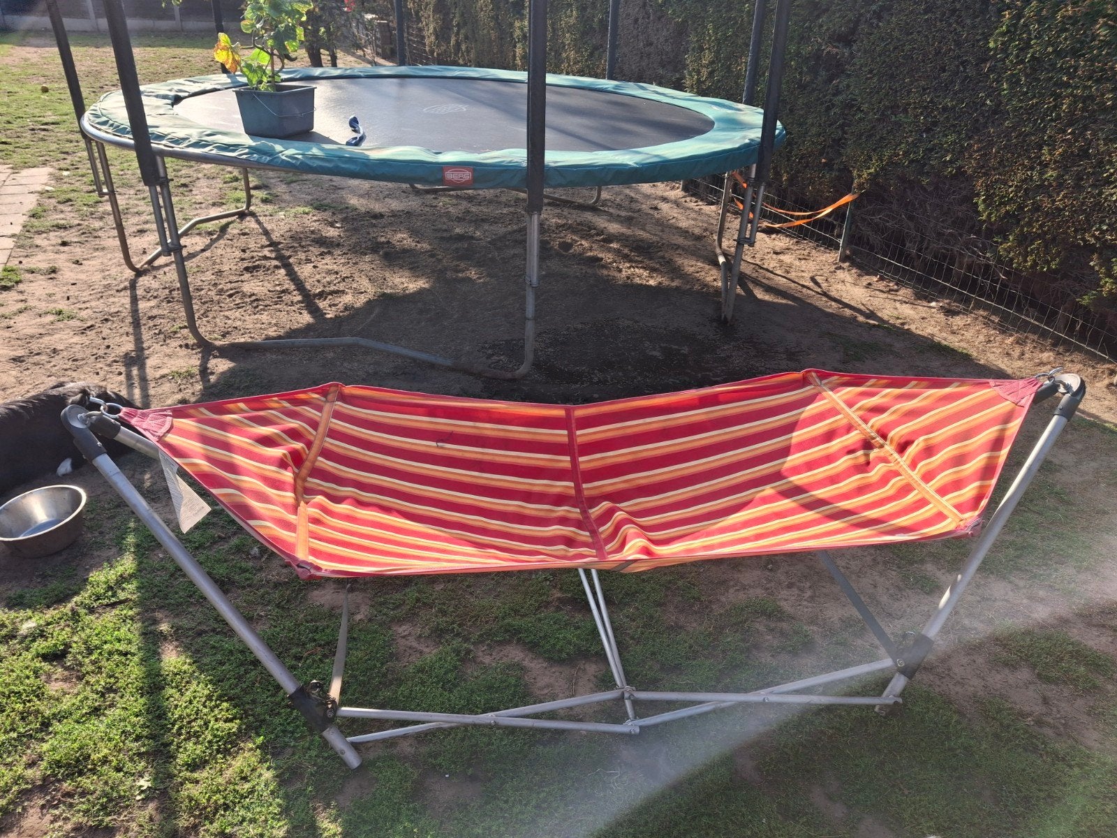 hangmat met onderstel en opbergzak, Tuin en Terras, Hangmatten, Ophalen