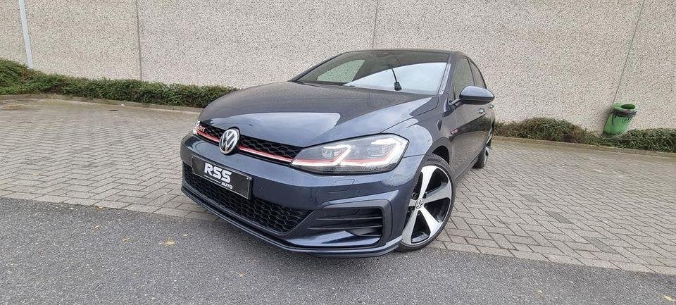 Volkswagen Golf 7.5 Gti - DSG - Cockpit - Garantie 1 an !!, 4 cilinders, Blauw, Leder en Stof, 5 zetels