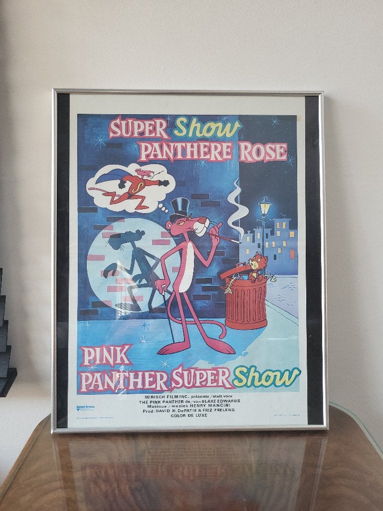 Affiche ou affiche ancienne de film, Pink Panther Super Show, Enlèvement ou Envoi