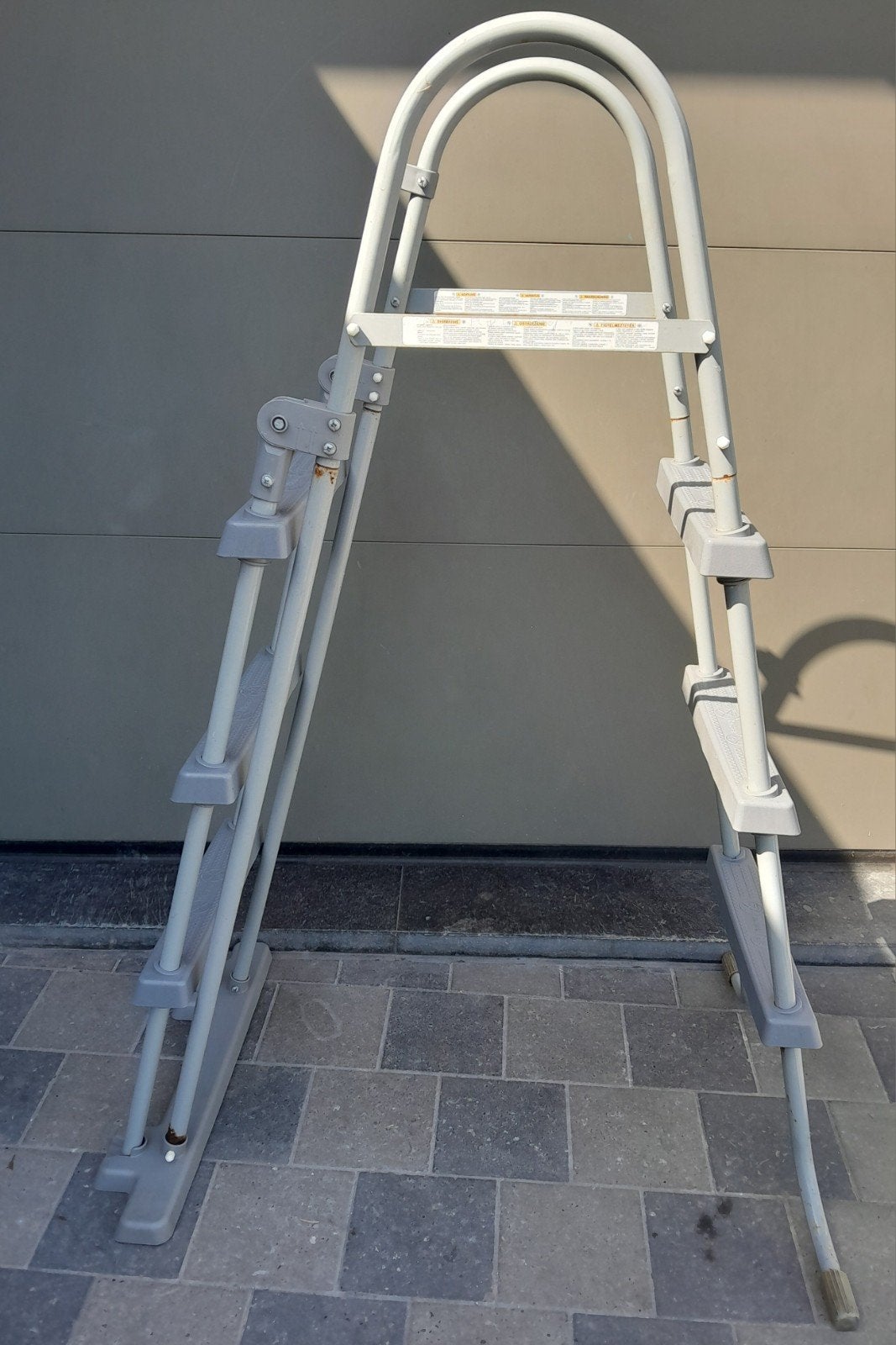 Bestway zwembadladder met voetbad, Tuin en Terras, Ophalen, Ladder