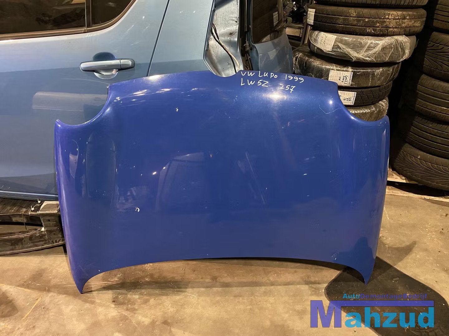 Vw Lupo blauw motorkap LW5Z, Volkswagen, Volkswagen AG, Vw@volkswagen.de, Utilisé