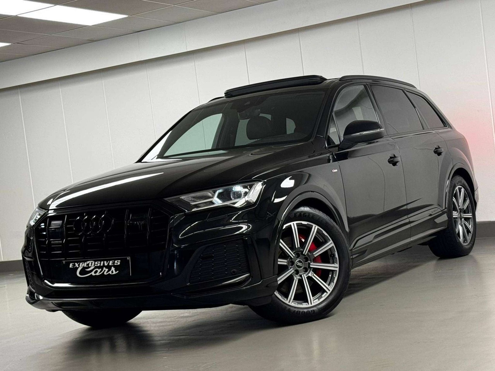 Audi Q7 TDI QUATTRO S-LINE 7 PLACES PANO CAMERA GPS CUIR LED, Auto's, Automaat, Gebruikt, 169 kW, Zwart