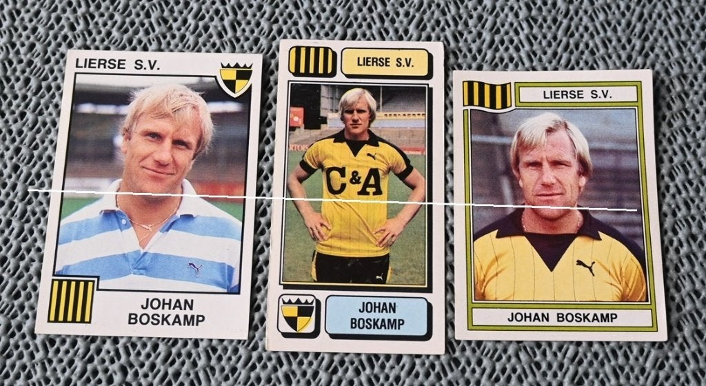 Panini / Football 83 , 84 , 85 / Johan Boskamp / Lierse SV, Verzenden, Nieuw, Poster, Plaatje of Sticker