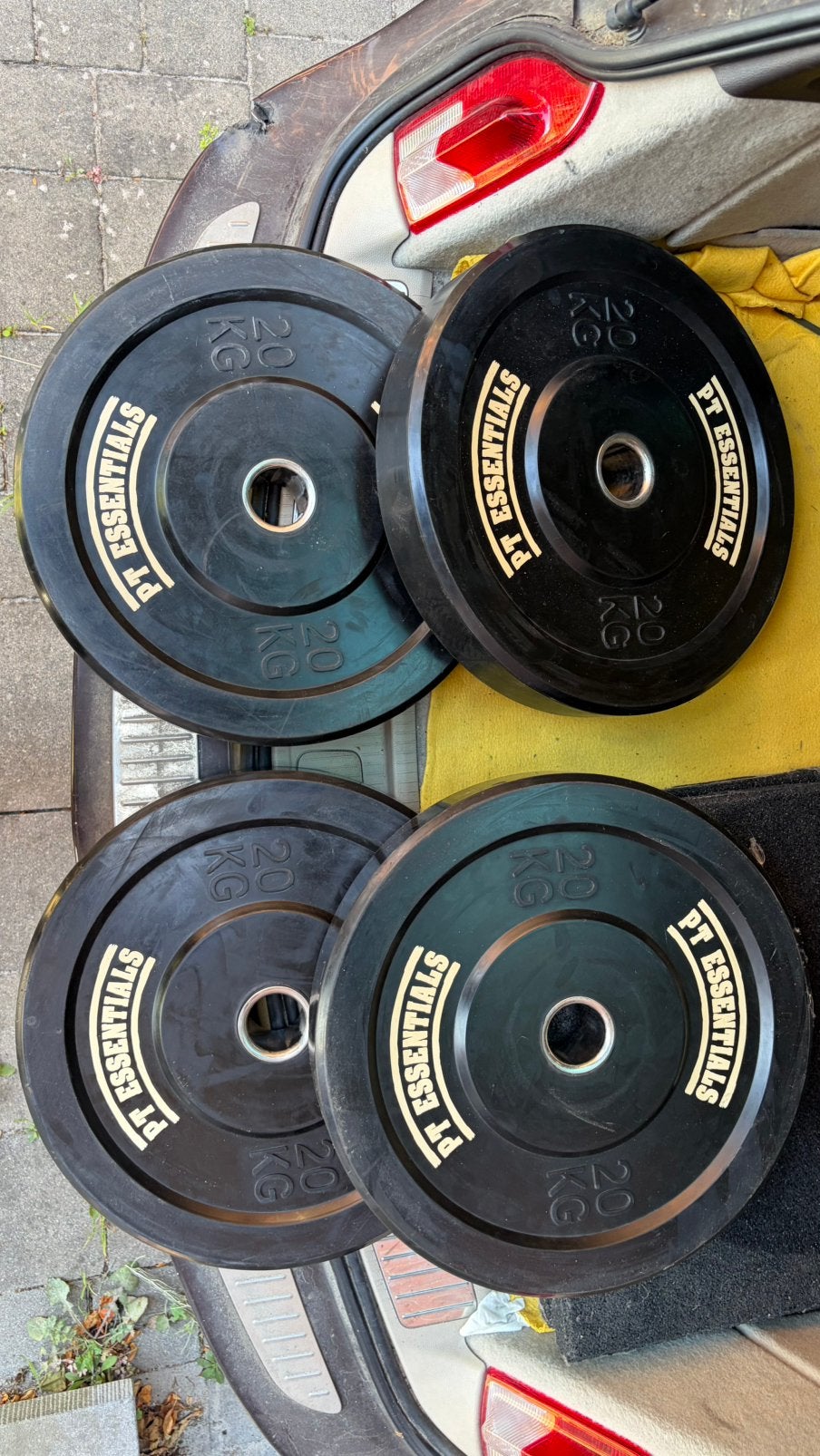 Disques de 20 kg, Sports & Fitness, Enlèvement, Comme neuf