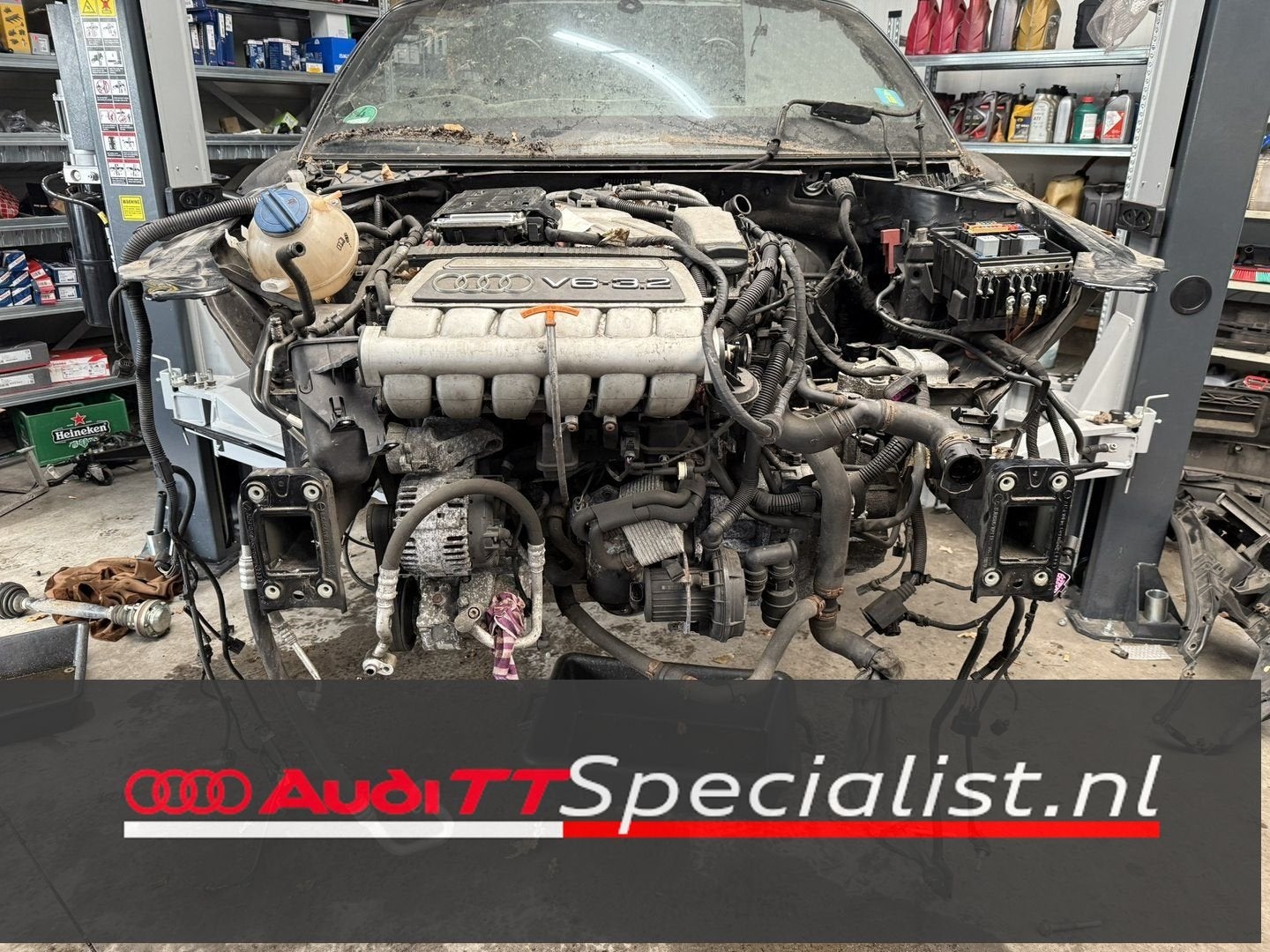 Motorblok met 6 versnellingsbak Audi TT 3.2 V6 BUB, Auto-onderdelen, Motor en Toebehoren, Audi, Gebruikt, Ophalen of Verzenden