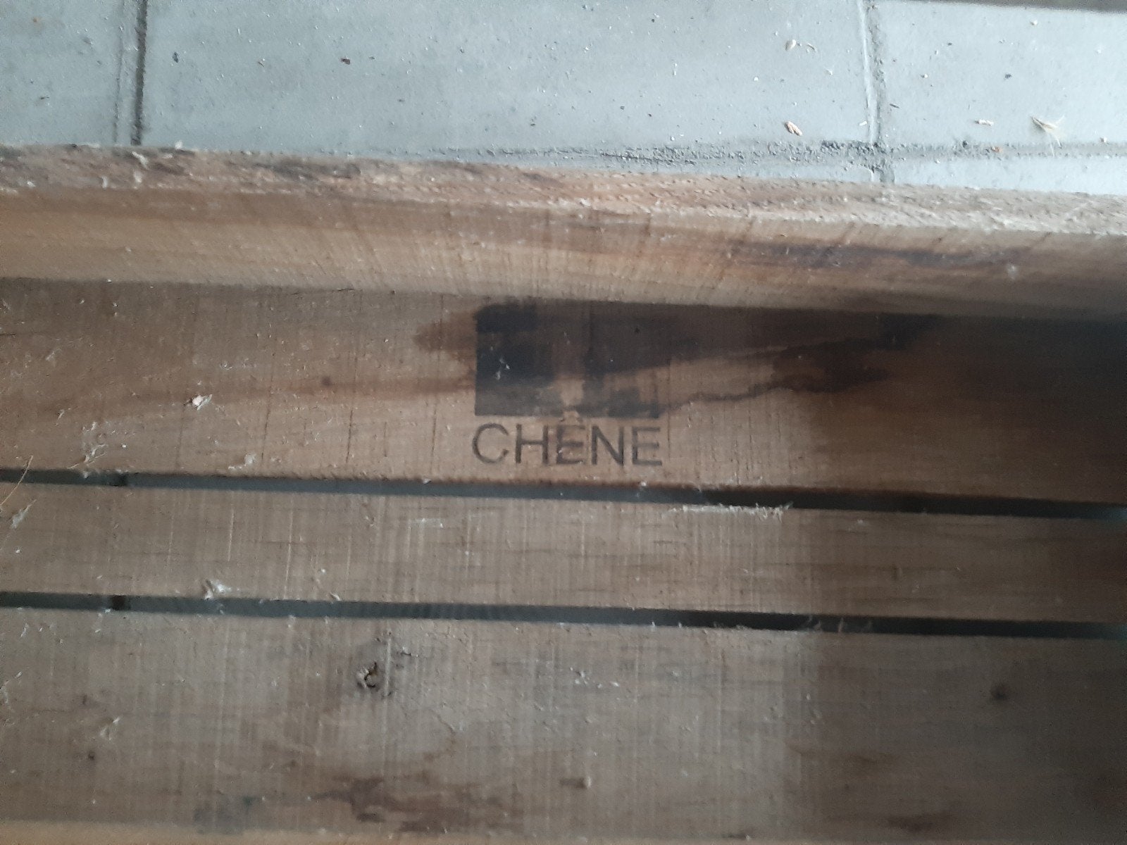 caisse en bois chene, Bricolage & Construction, Enlèvement, Chêne