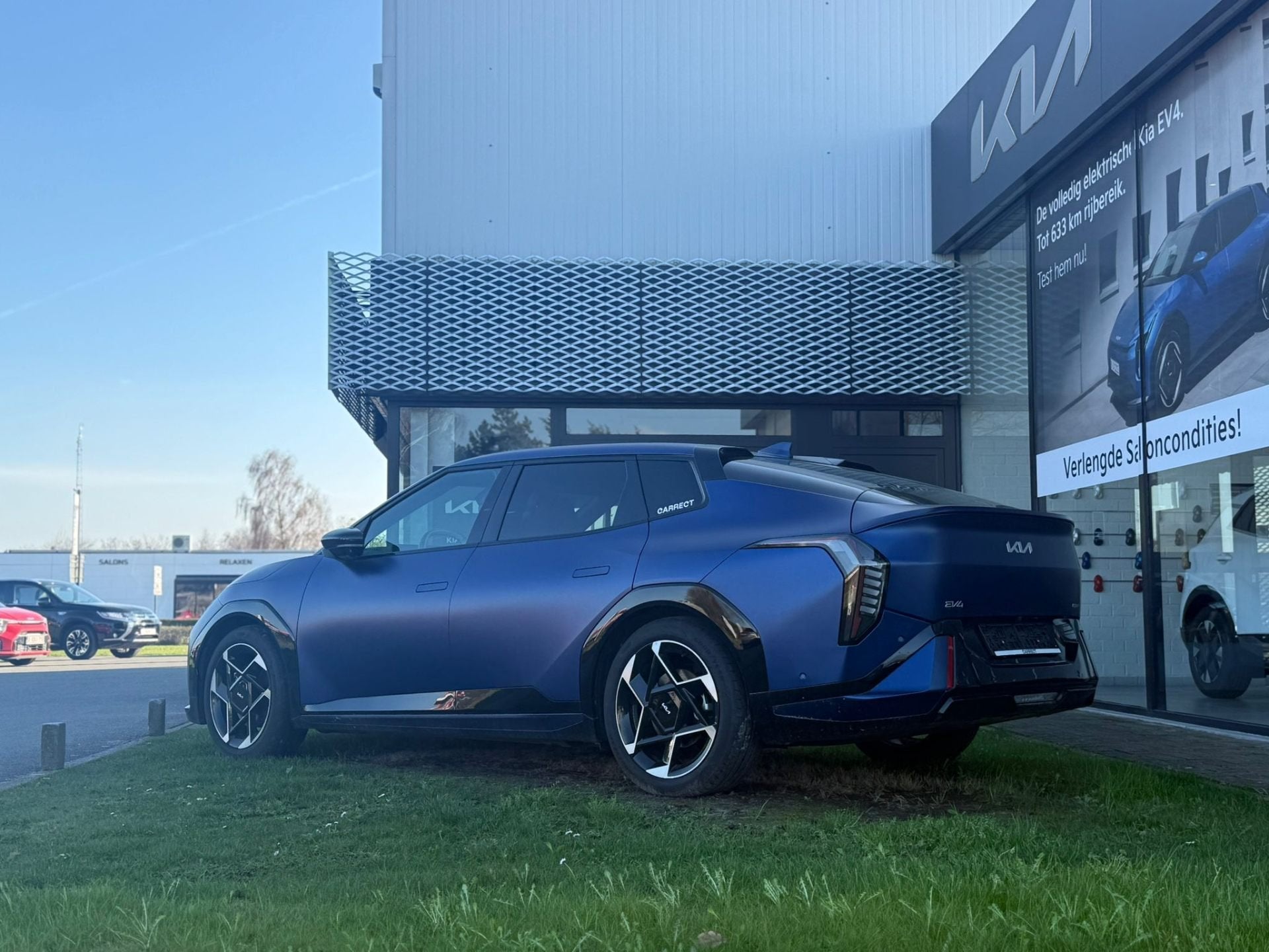 Kia EV4 Fastback 81.4 kWh GT Line (automaat), Auto's, 81 kWh, Gebruikt, Euro 6, Blauw