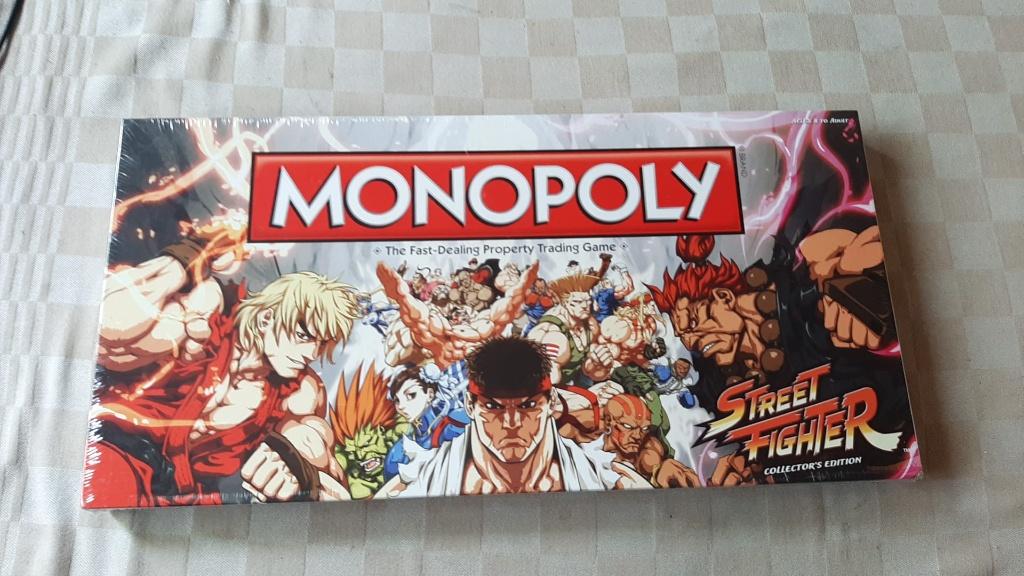 bordspel seal Monopoly Street Fighter Monopolie, Hobby en Vrije tijd, Vijf spelers of meer, Ophalen of Verzenden, Nieuw, Monopoly