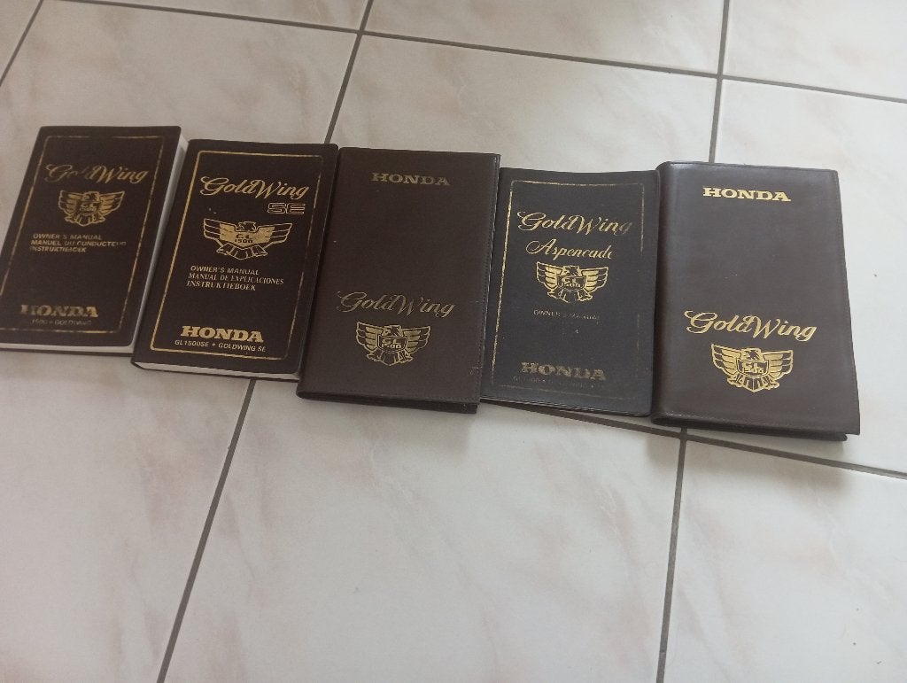 5 originele manuals van Goldwing 1500, Motos, Enlèvement, Honda
