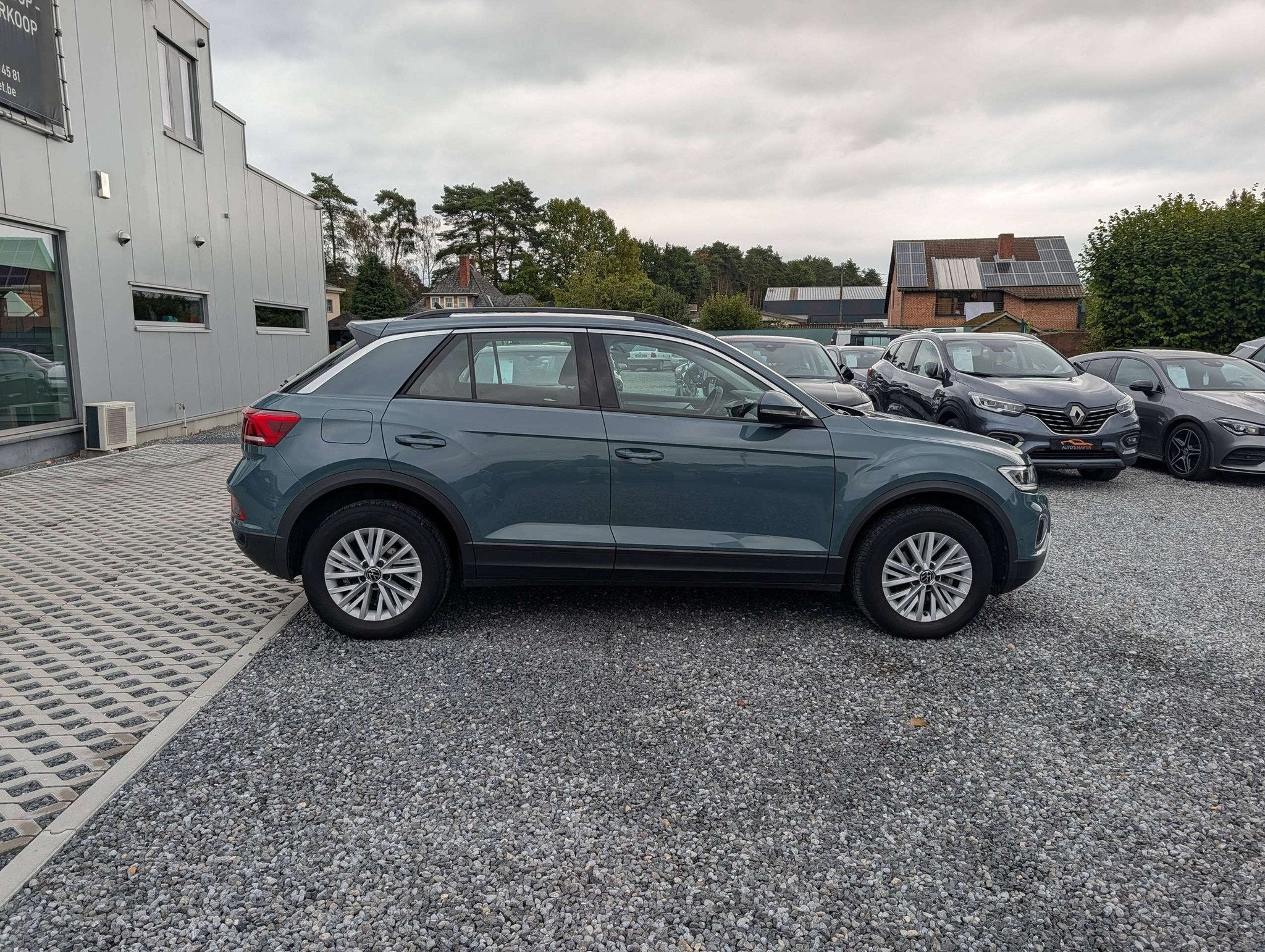 Volkswagen T-Roc 1.5 TSI Life Business | NAVI/CARPLAY | CAME, Auto's, Voorwielaandrijving, Stof, 4 cilinders, Blauw